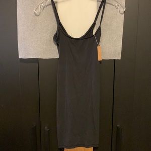 SKIMS FITS EVERYBODY SLIP DRESS ONYX S